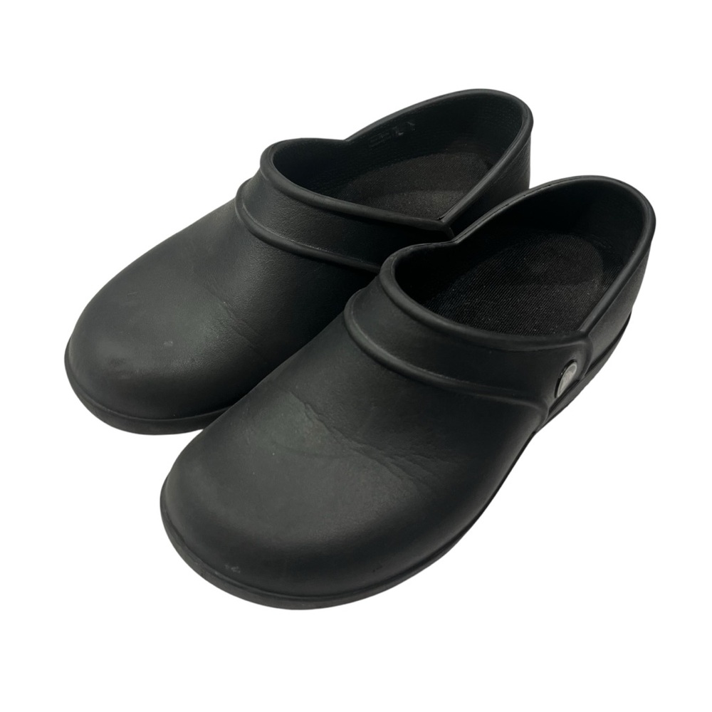 Crocs Neria Pro II Clogs Slip Resistant Work Nurse Chef Shoes Black Womens Sz 5